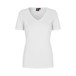 ID Interlock T-shirt | v-hals | dame 