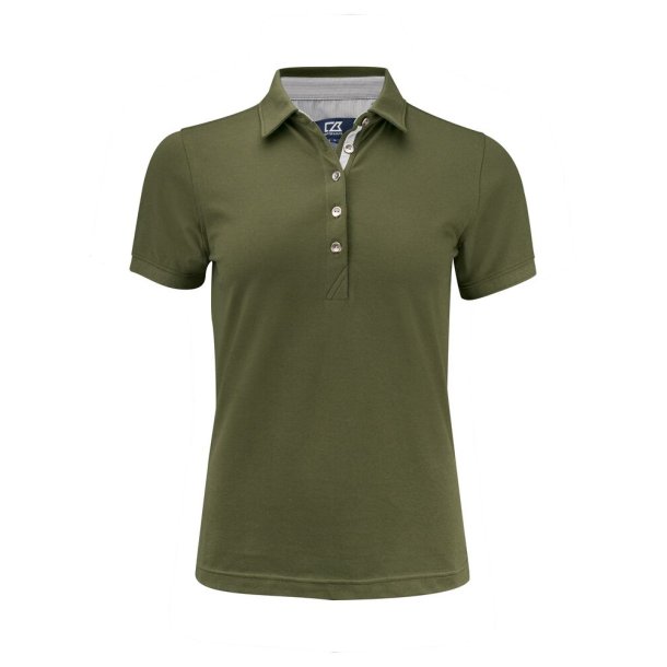 Cutter &amp; Buck  Advantage Premium Polo Ladies Ivy Green 640 XXL