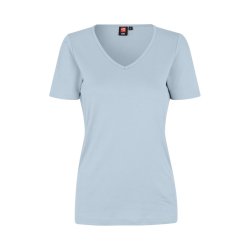 ID Interlock T-shirt | v-hals | dame 