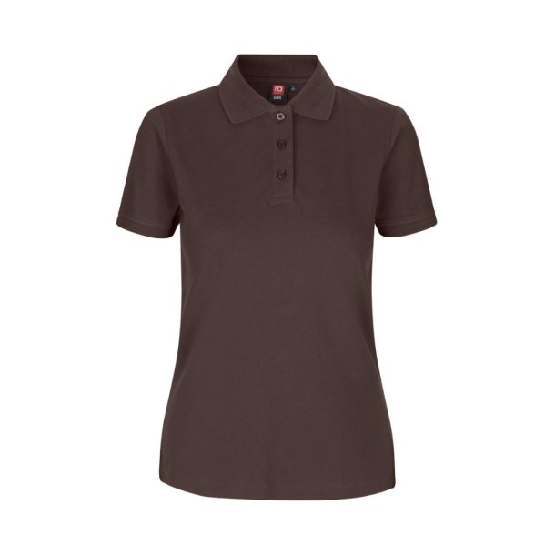 ID Poloshirt | stretch | dame Mocca L