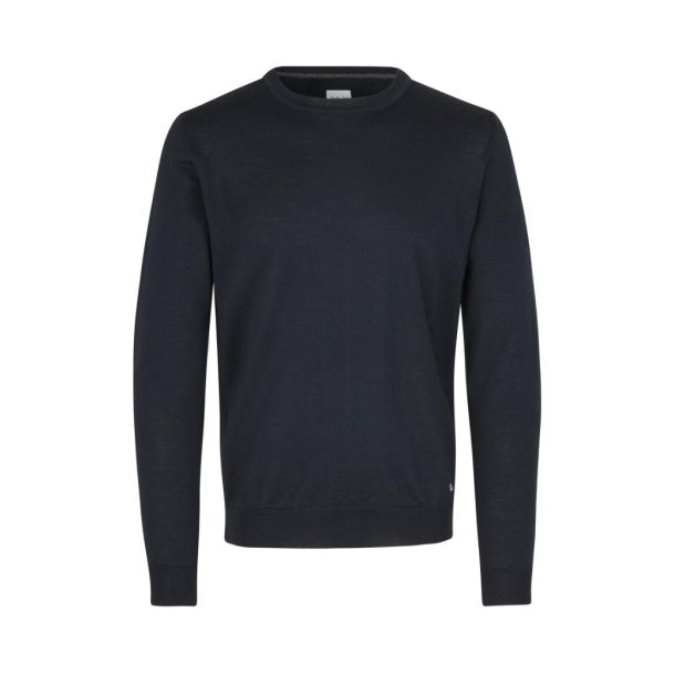 ID SEVEN SEAS The knit | o-neck Navy L