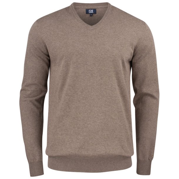 C&B Oakville V-neck Men Nougat mel. 834 L