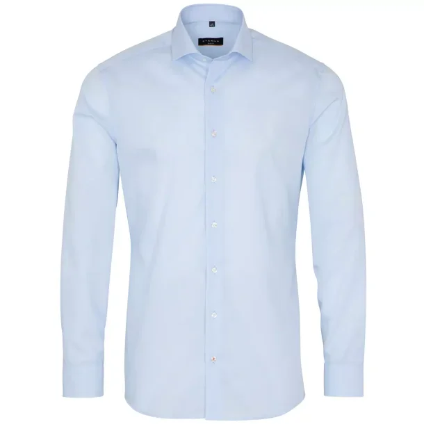 Eterna skjorte Modern Fit Lysbl&aring; S