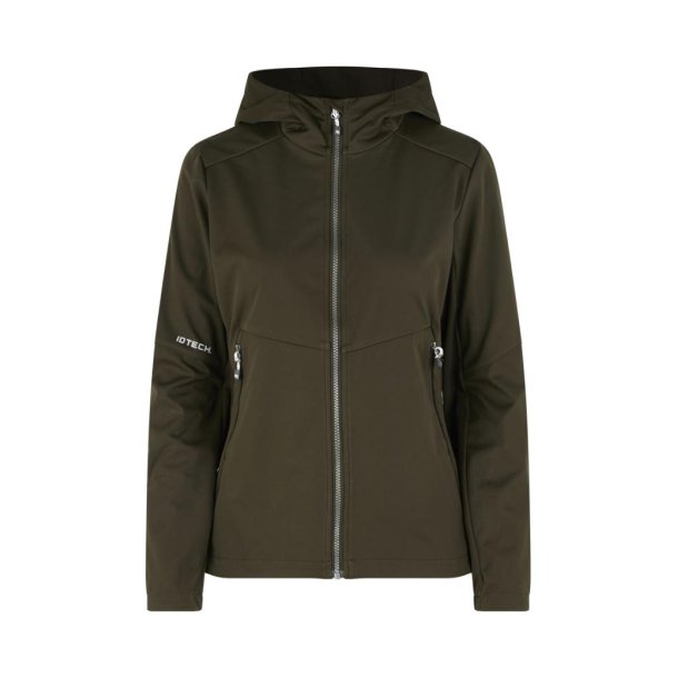 ID Softshell jakke | letvgt | dame Oliven  S