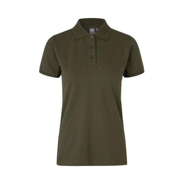 ID Poloshirt | stretch | dame Oliven  XXL