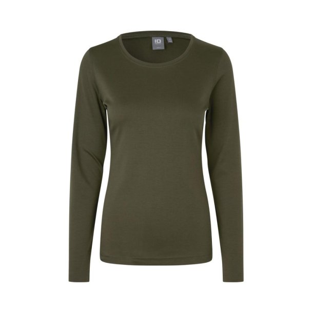 ID Interlock T-shirt | l/ | dame  Oliven  S